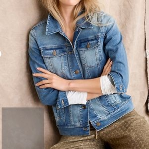 Garnet Hill denim jacket, size M